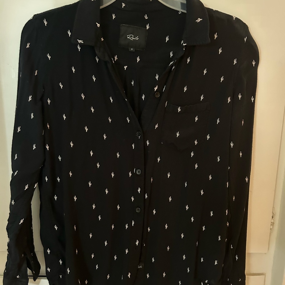 Rails Cactus Patterned Button Shirt - Picture 2 of 2